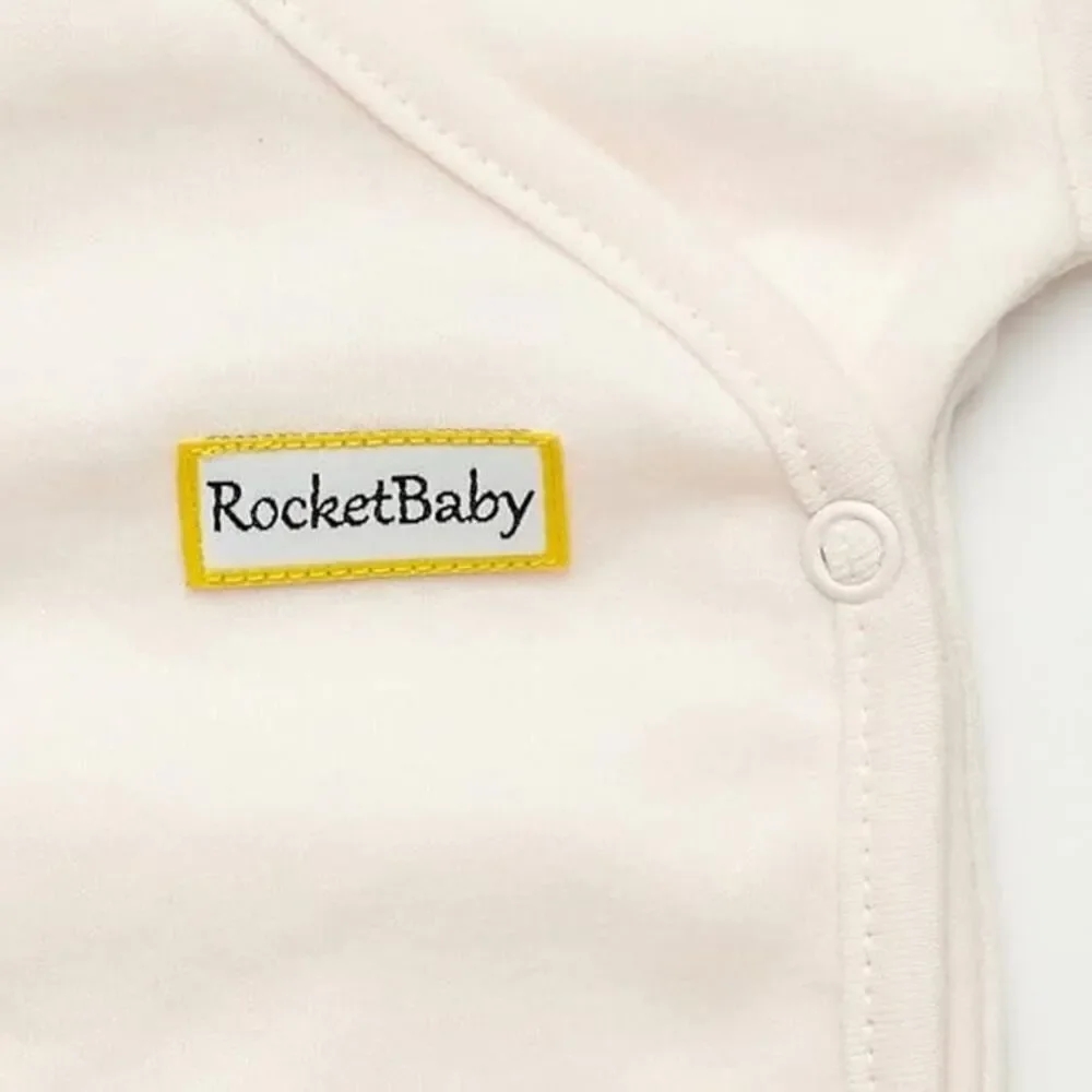 ROCKETBABY Bodysuit Kimono Long Sleeve Pink